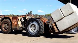 NPNS Wheel  Prototype 3 on Underground Forklift [upl. by Ange]