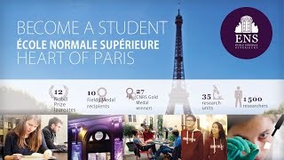 Become a student at École normale supérieure at the heart of Paris  International selection [upl. by Atiuqehc]