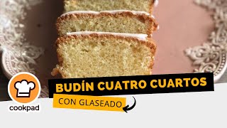 Budín cuatro cuartos de vainilla con glaseado [upl. by Itram]