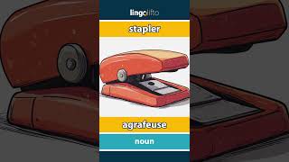 🇬🇧🇫🇷 stapler  agrafeuse  vocabulary builder  learn English  apprenons langlais [upl. by Annail]