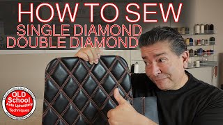 Learn Now how to sew single and double diamond pleats [upl. by Kaasi]