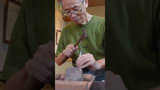 PART 1 The process of making a Japanese calligraphy inkstoneshorts short [upl. by Snah60]