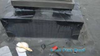 RUBBER ROOF REPAIR  howto repair EPDM Flat Roofs [upl. by Nahtanoy479]