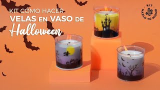 Descubre el Kit de Gran Velada con el que podrás hacer 3 Velas Halloween [upl. by Assilam]