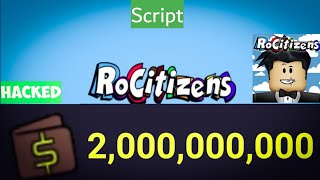 ROCITIZENS HACKSCRIPT INFINITE MONEY OP 2020 [upl. by Dietrich]