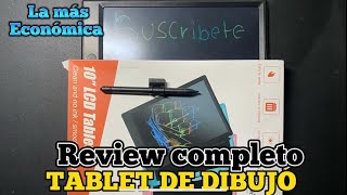 Tableta LCD para DIBUJAR  LA MAS ECONOMICA REVIEW COMPLETO [upl. by Yrocej]