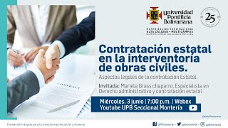 Contratación estatal en la interventoría de obras civiles aspectos legales de la contratación [upl. by Coats851]