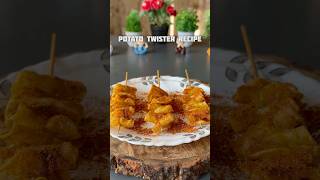 Trending recipe of crispy potato twister shorts potato recipe crispy snacks [upl. by Roi]