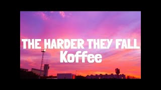 KOFFEE  The Harder They Fall Em 8335 BPM Studio Acapella [upl. by Daniels]