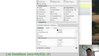 Java NetBeans connect mySQL DataBase part 23 [upl. by Hnahc]