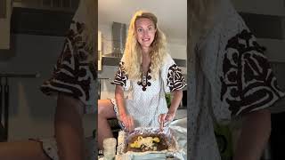 ASMR girlfriend flirty  Girl in a short white dress marinates meat  Girl is cooking food for you [upl. by Nwahc182]