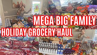 NEW LARGE FAMILY GROCERY HAUL THANKSGIVING 🦃 MakeAhead Holiday Meals and TONS of CHRISTMAS COOKIES [upl. by Miof Mela]