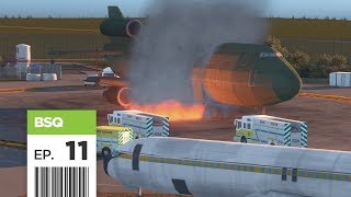 Cities Skylines FBS International Airport — Part 11 — Fire Training Facility [upl. by Noswad479]