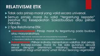 AKSIOLOGIETIKA RELATIVISME ALTRUISME EGOISME DALAM ETIKA 1 [upl. by Arocal]