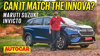 2023 Maruti Suzuki Invicto review  Innova with a twist  First Drive  Autocar India [upl. by Chaiken322]