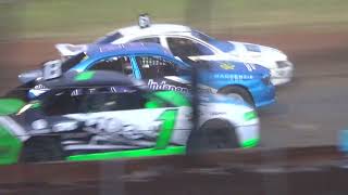 production sedans Aus title heat 35 part 2 Kingaroy speedway 17042022 [upl. by Amoihc]