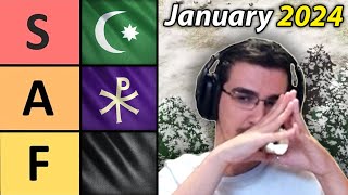 January 2024 Age of Empires 4 Civ Tier List [upl. by Starobin]