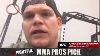 MMA Pros Pick  Michael Bisping vs Kelvin Gastelum UFC Fight Night 122 [upl. by Bathsheba]