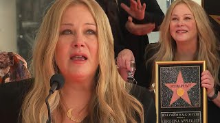 Watch Christina Applegates Emotional Walk of Fame Speech [upl. by Faucher]