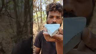 A STONE KNIFE For Guarding Against Wild Animals survival forest outdoors bushcraft primitive [upl. by Darrell848]