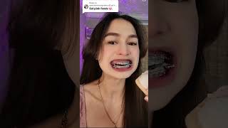 Eating Pink Foods 🩷 ASMR  Wearing braces wHERBST APPLIANCE [upl. by Meda]