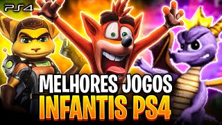 Top 20 MELHORES JOGOS INFANTIS de PS4 para Você Jogar com a Família [upl. by Opiuuk777]