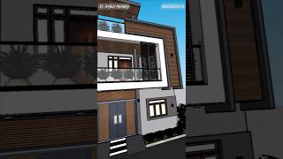 Modern Duplex House Design modern3dhousedesign 3dhomedesign [upl. by Nnadroj761]