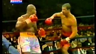 Boxing commentator says the word shit LIVE TV  Tommy Morrison vs Razor Ruddock [upl. by Undry]