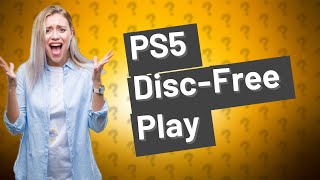 Can I play PS5 games without disc after installing [upl. by Latnahs471]