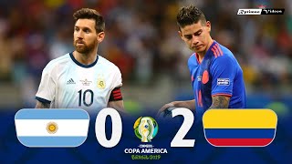 Argentina 0 x 2 Colombia ● 2019 Copa América Extended Goals amp Highlights HD [upl. by Eanod246]