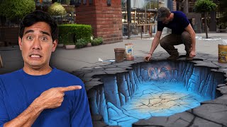 Be careful combining chalk and magic  Best Zach King Tricks  Compilation 40 [upl. by Cheria]