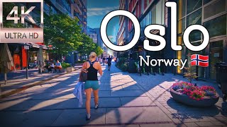 👣Walk with Me in 4K  Tjuvholmen in Oslo  Summer 2023👣 [upl. by Anoyi624]