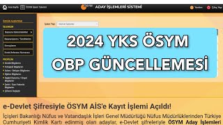 2024 YKS OBP GÜNCELLEMESİ [upl. by Atiuqal641]