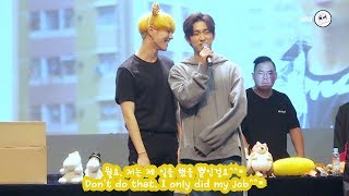 171015GOT7 진영이 끝났다 박수👏👏👏 상암 팬사인회fancameng sub Español sub [upl. by Jereld]