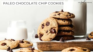 The BEST Paleo Chocolate Chip Cookies [upl. by Rafter295]