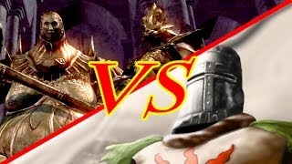 Dark Souls 7  Solaire Vs Ornstein and Smough [upl. by Enitsirhk]