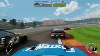 GO BOWLING AT THE GLEN AT WATKINS GLEN PLAYOFF RACEONBOARD CAMNASCAR HEAT 5 [upl. by Dobb]