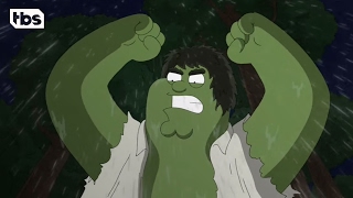 Family Guy The Incredible Hulk Intro Clip  TBS [upl. by Annawik701]