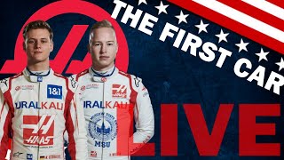 The First 2022 Car  Live Haas F1 Car Reveal Launch 2022 [upl. by Neroc]