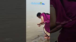 Badrachalam Vlog3🌊🏝godavari softwaregodavaripilla trending friendstravel viralvideo ytshorts [upl. by Anerat]