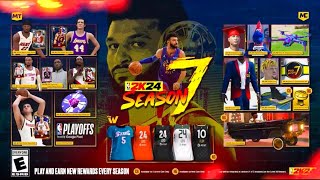 🔴 NBA 2K24 SEASON 7 IS HERE GEEWIZ WYA WAGERS TODAY  NBA 2K24 LIVE [upl. by Siffre258]