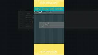 simple Afrobeat FL Studio drum pattern tutorial [upl. by Laband]