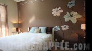 Master Bedroom Decorating Idea Green Apple Painting [upl. by Porche]