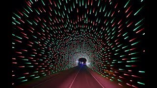 Driving Through Tanglewood Festival of Lights [upl. by Atinrehs]