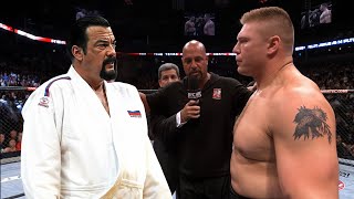 Steven Seagal vs Brock Lesnar  Aikido Master vs MMA Who Wins [upl. by Duomham]