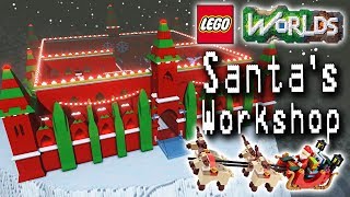 Santas Workshop LEGO MOC Speed Build [upl. by Ueih129]