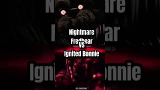 Ignited Bonnie vs nightmare Fredbear WAKE UP TO REALITY [upl. by Shellie]