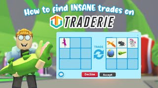 How to find INSANE trades online for Adopt Me using Traderie [upl. by Beard715]