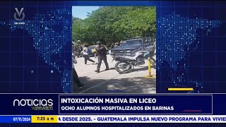 Registran intoxicación en un liceo de Barinas  7 de noviembre de 2024 [upl. by Nylirek]