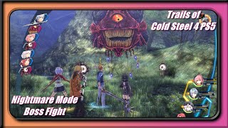 Trails of Cold Steel 4 PS5  Nightmare Mode Boss  Great Zan Su [upl. by Xena345]